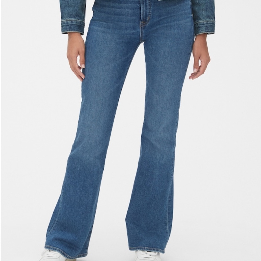 NWT Gap 70s Pioneer High Rise Flare Jeans 33 Reg